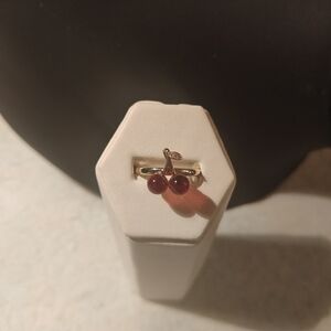 Cherry Design Gold Ring